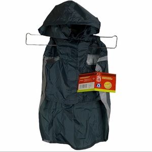 Dog It Hooded Raincoat Velcro Pocket L